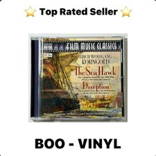 ERICH WOLFGANG KORNGOLD THE SEA HAWK CD ALBUM EX / EX CONDITION