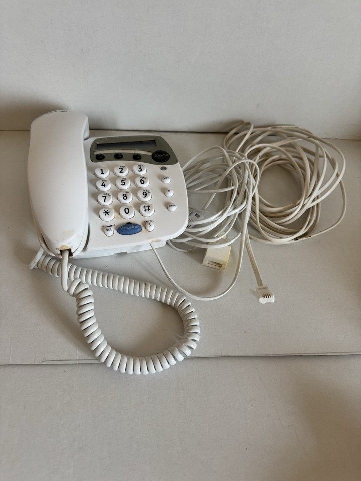 BT Decor 210 corded landline phone handsfree, big buttons, directory ...