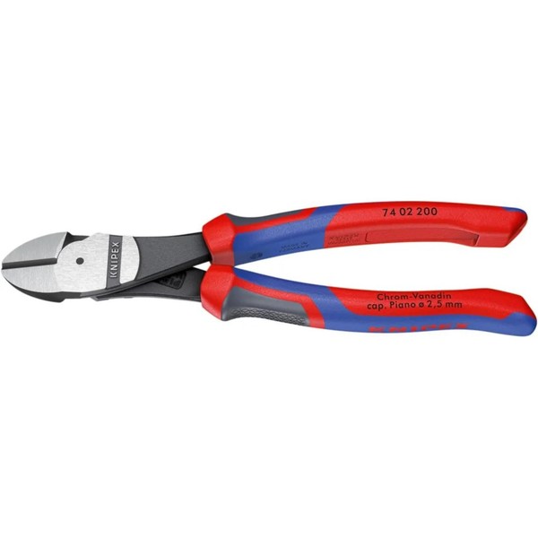 Knipex Kraft-Seitenschneider Poliert Mit Mehrkomponenten-Griffen 250Mm , 7402250-image