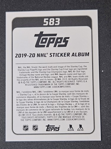 19-20 Topps Vancouver Canucks Retro Team Logo Sticker - Picture 2 of 2