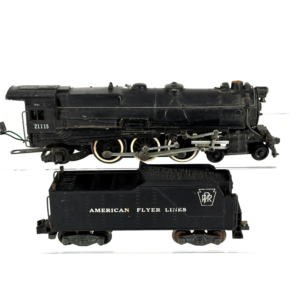 S American Flyer 21115 Pennsylvania PRR K5 4-6-2 Steam Locomotive & Tender READ - Image 3 of 4