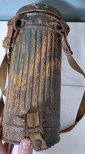 Trés beau masque à gaz allemand camouflé 3 tons ww2