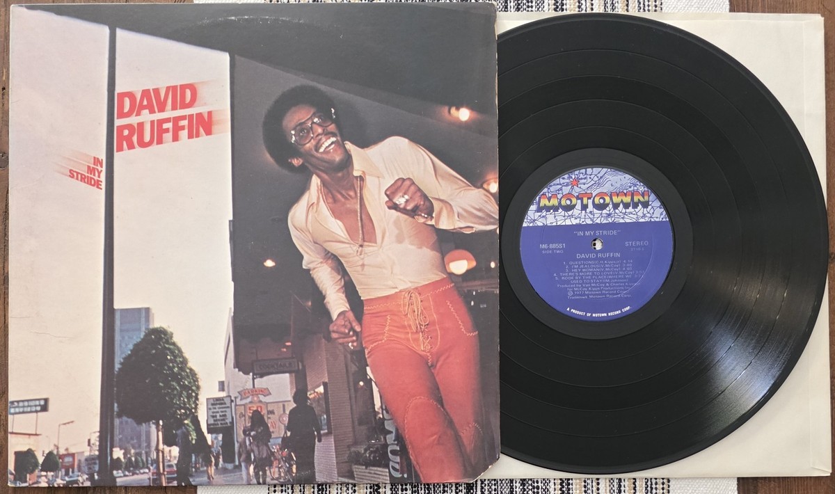 David Ruffin In My Stride 1977 Motown M6-885S1 Vinyl LP Vintage
