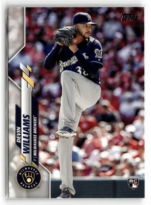 Devin Williams 2020 Topps Update Milwaukee Brewers Rookie #U-113