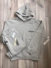 Fear of God Essentials S22 Hoodie  Sweatpants Set XS-XL Dark Oatmeal New