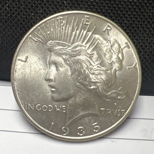 1935 $1 Silver Peace Dollar Uncirculated Z-15