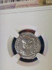 ROMAN EMPIRE COIN. PLAUTILLA AR DENARIUS SILVER NGC HIGH GRADE ANCIENT. — photo 4
