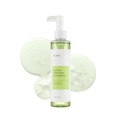 IUNIK Centella Green Fresh Cleansing Oil   Centella Asiatica Gentle Oil Clean...