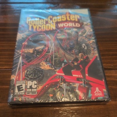 Rollercoaster Tycoon World Brand New Factory Sealed Roller Coaster PC Game 
