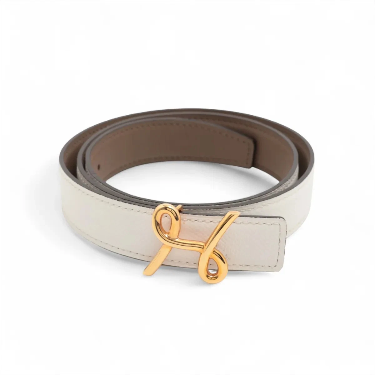 HERMÈS Leather Beige Belts for Women for sale | eBay display picture 2
