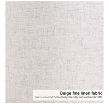 Set of 2 Drum Lampshades Lamp Shade for Table/Floor Lamp, 15  x15  x12" Beige 