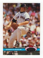 1991 Topps Stadium Club Members Only Roger Clemens #NNO Red Sox
