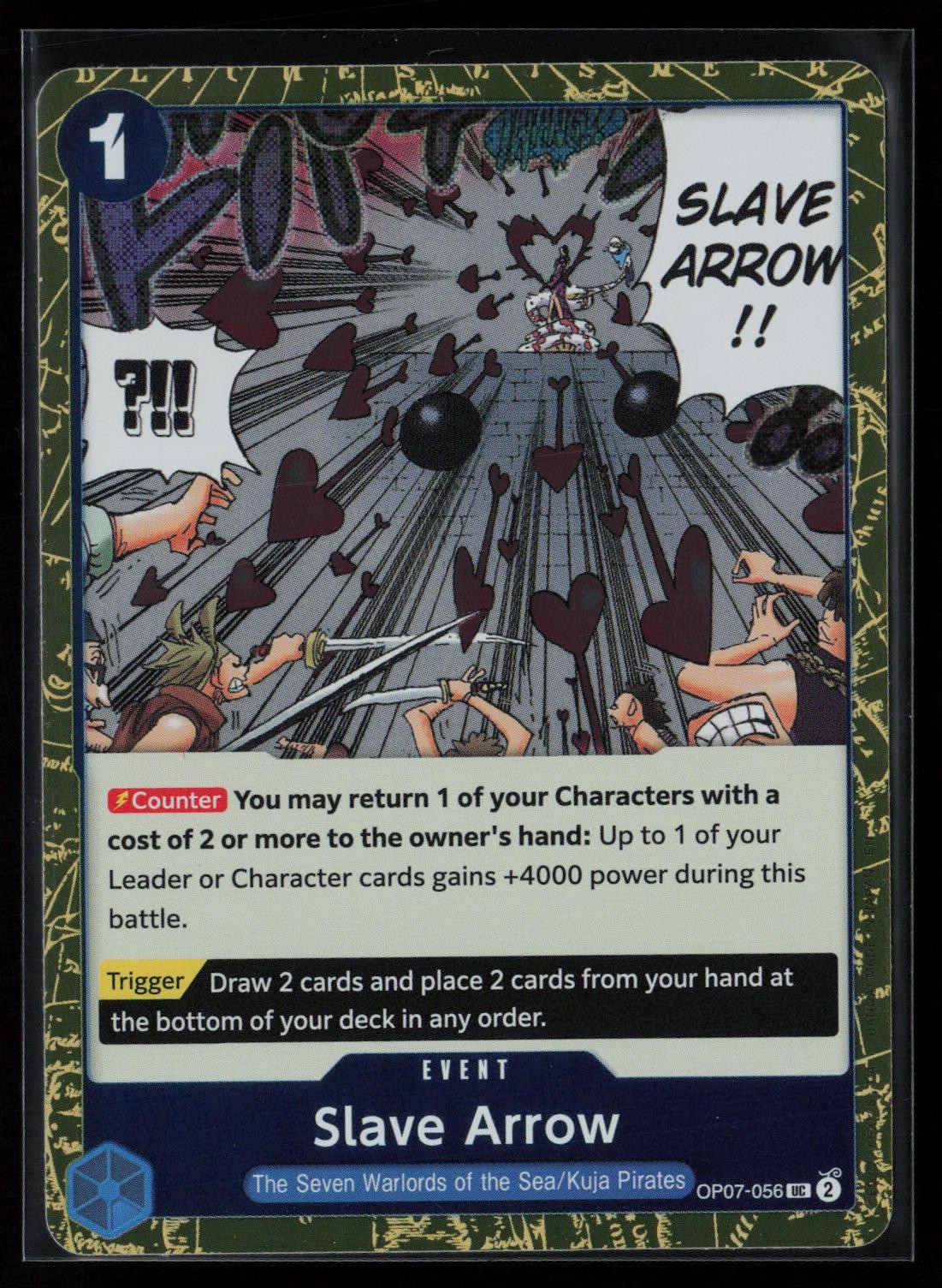 Slave Arrow (Pirate Foil) OP07-056 One Piece Premium Booster Vol. 2 NM