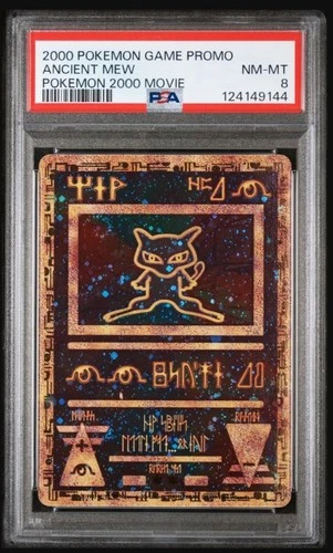 2000 ANCIENT MEW PSA 8 - 2 Swirls POKEMON GAME MOVIE POKEMON
