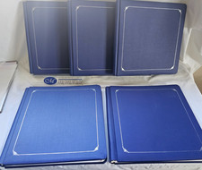 LOT 5 Creative Memories SCRAPBOOK ALBUMS 12x12 COBALT Blue SAPPHIRE Pages SHEETS