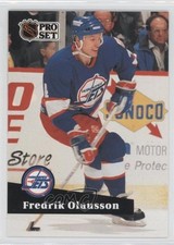 1991-92 Pro Set French Fredrik Olausson #264 0a1