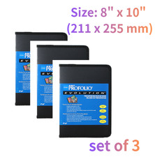 Itoya Art Profolio Evolution Presentation Book Size: 8 x 10 211x255mm set of 3