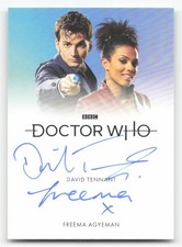 Rittenhouse Doctor Who Series 5-7 David Tennant Freema Agyeman Dual Autograph
