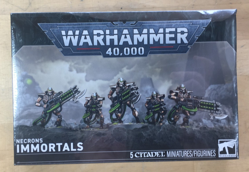 Warhammer 40K: Necrons Immortals -  49-10  - New - 5 Miniatures