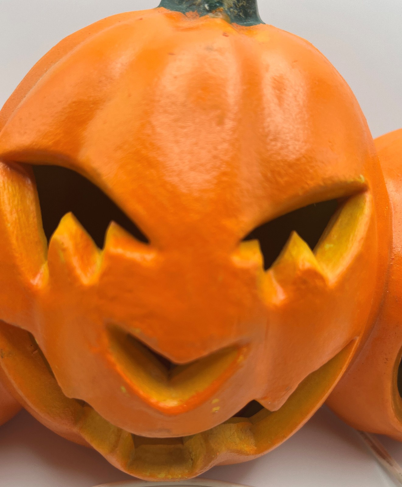 Vintage Halloween JackOLantern Light The Paper Magic Group 3 Pumpkin Heads 1999