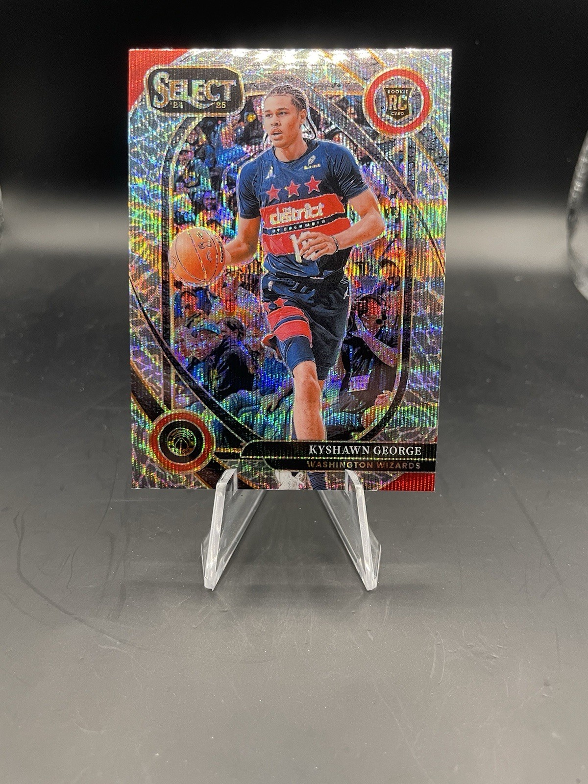 2024-25 Panini Select Courtside Kyshawn George Elephant Print Prizm (RC) SP