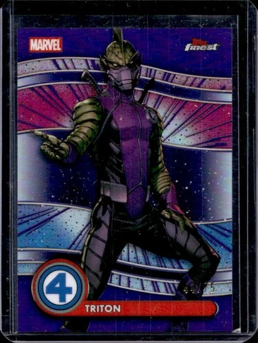 2026 Topps Marvel Finest The Fantastic Four 65th Ann. Triton Uncommon Purple /75