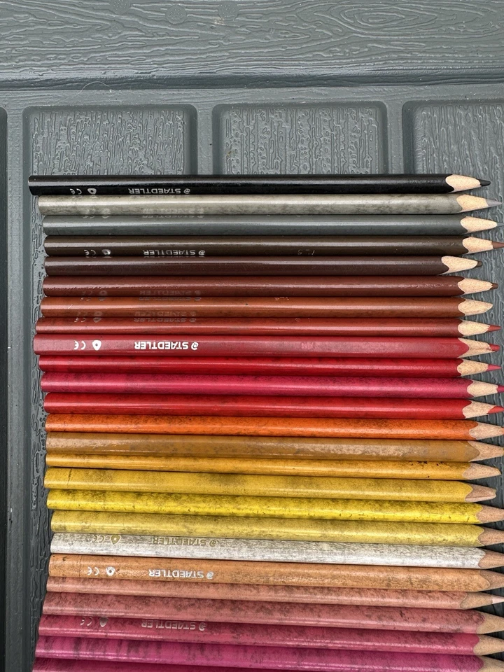 Staedtler ErgoSoft цветные карандаши 47 штук захват многоцветный умеренно б/у - Изображение 3 из 4