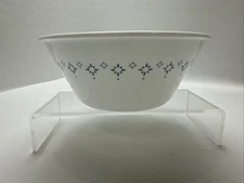 1 Corelle Blue Diamonds Evening Lattice 21.5-Oz Deep Soup Cereal Bowl