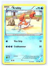 KRABBY 13/119 PHANTOM FORCES POKEMON TCG CARD