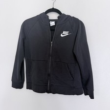 Kids Nike Black Full Zip Hoodie Size Large