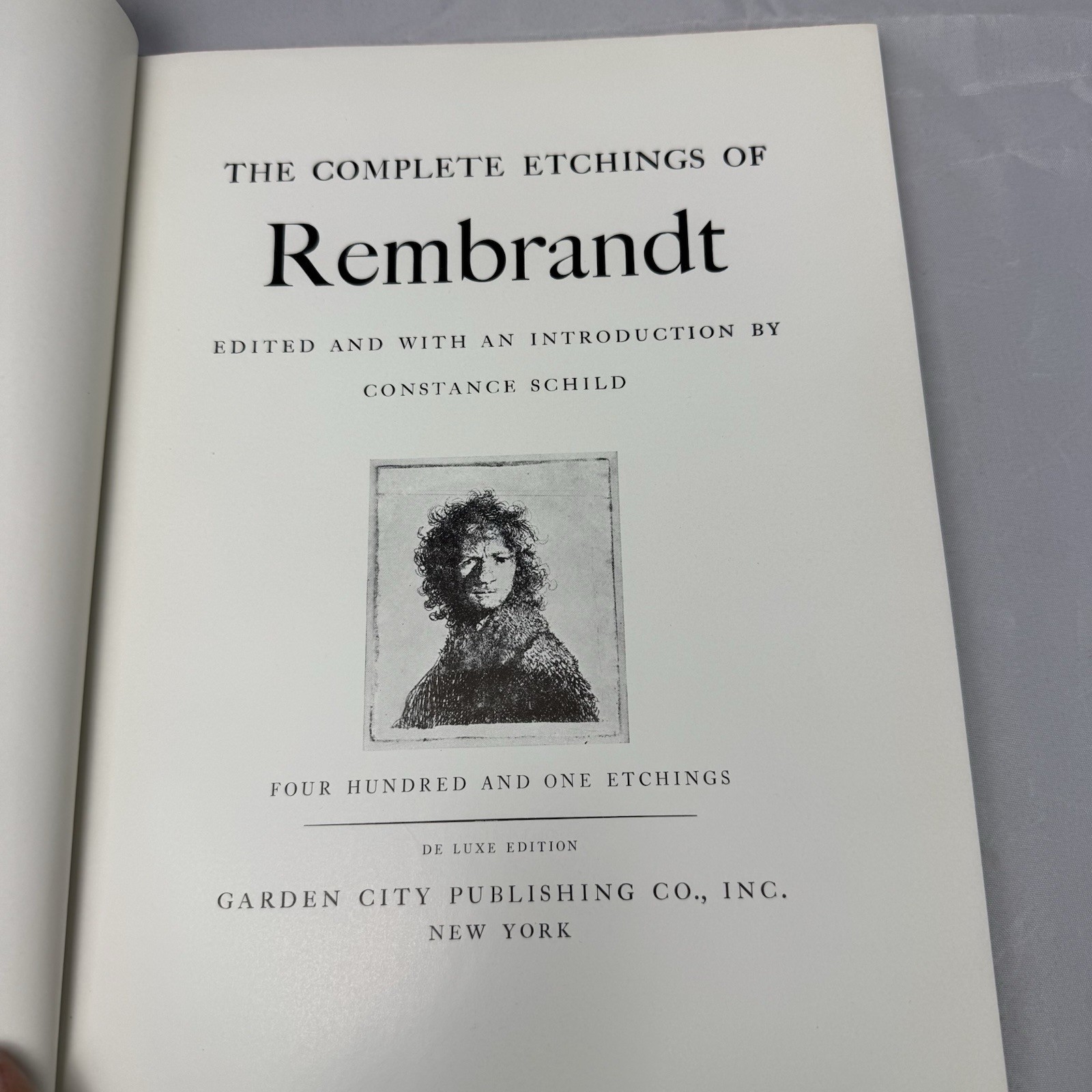 Antique 1937 First Edition The Complete Etchings Of Rembrandt Art Book No DC