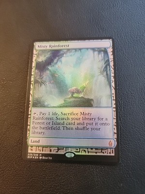 Misty RAINFOREST Fullart Foil Fetchland High Quality Card