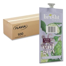 FLAVIA 48026 0.09 oz. The Bright Tea Co. Freshpack - Earl Gray (100/Carton) New