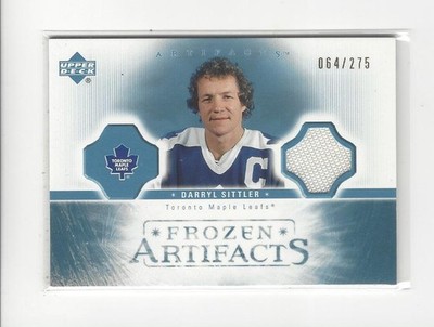 2005-06 Artifacts Frozen Artifacts Darryl Sittler JERSEY Maple Leafs /275