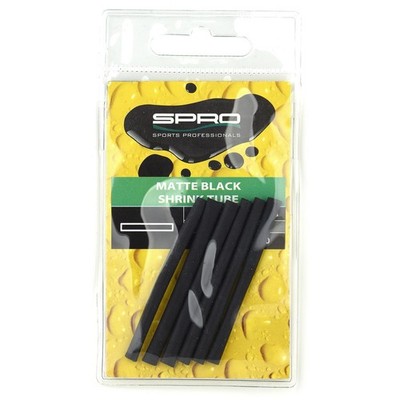 Spro Black Shrink Tube 2,5mm Schrumpfschlauch Schwarz Matt Knoten Schützen