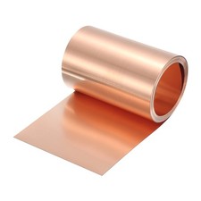 Copper Sheet Roll 2500 x 100 x 0.2mm 99.9% Pure Copper Strip Copper Flashing