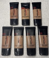 L  Or al Lot Of 7 Infallible 109 110 111 112 Demi Matte L12 