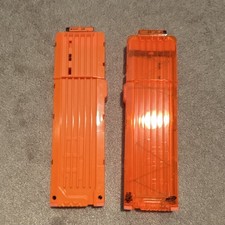 NERF N-Strike Elite 18-Dart Clip Magazine Lot of 2 Orange MPN A4498