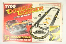 Tyco Double Danger Command Control Car Slotless Racing Set Read Description