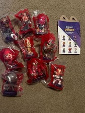 Full Set Lot of 9 2020 McDonald's Happy Meal Marvel Studios Heroes Toys