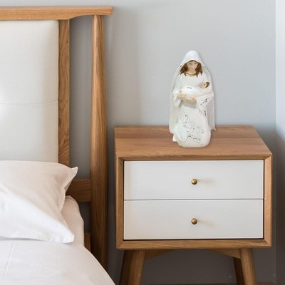 Kniende Madonna mit Kind Statue Mary Guardian Baby Jesus Dekor Sammlerstück
