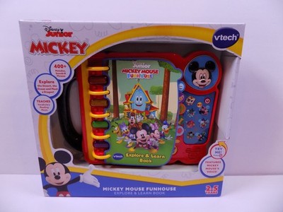 VTech Mickey Mouse Funhouse Explore & Learn Book   Interactive Stories   NEW