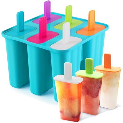 Eisformen Silikon 6er Set BPA frei lebensmittelecht wiederverwendbar