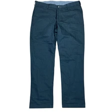 NWOT Louis Philippe Golf Leisure Pant sMen 36x31 Green Pinstripe Linen Blend