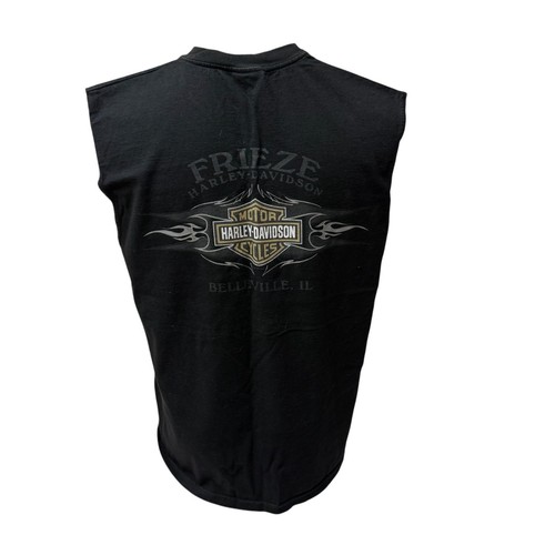 Vtg Frieze Harley Davidson HOLD EM Gambler CASINO POKER Motorcycle BIKER T Shirt - Picture 4 of 9