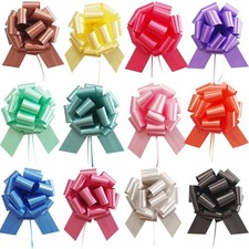 12 Pcs Bows for Gift Wrapping,6 Inches Gift Bows with Ribbon Mixed Color Bows...