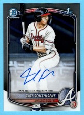 Tate Southisene 2025 Bowman Chrome Draft 1st Year Prospect Autograph Auto Braves