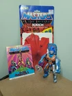 1985 ROKKON w/ Comic Vintage He Man Masters of the Universe MOTU Figure COMPLETE
