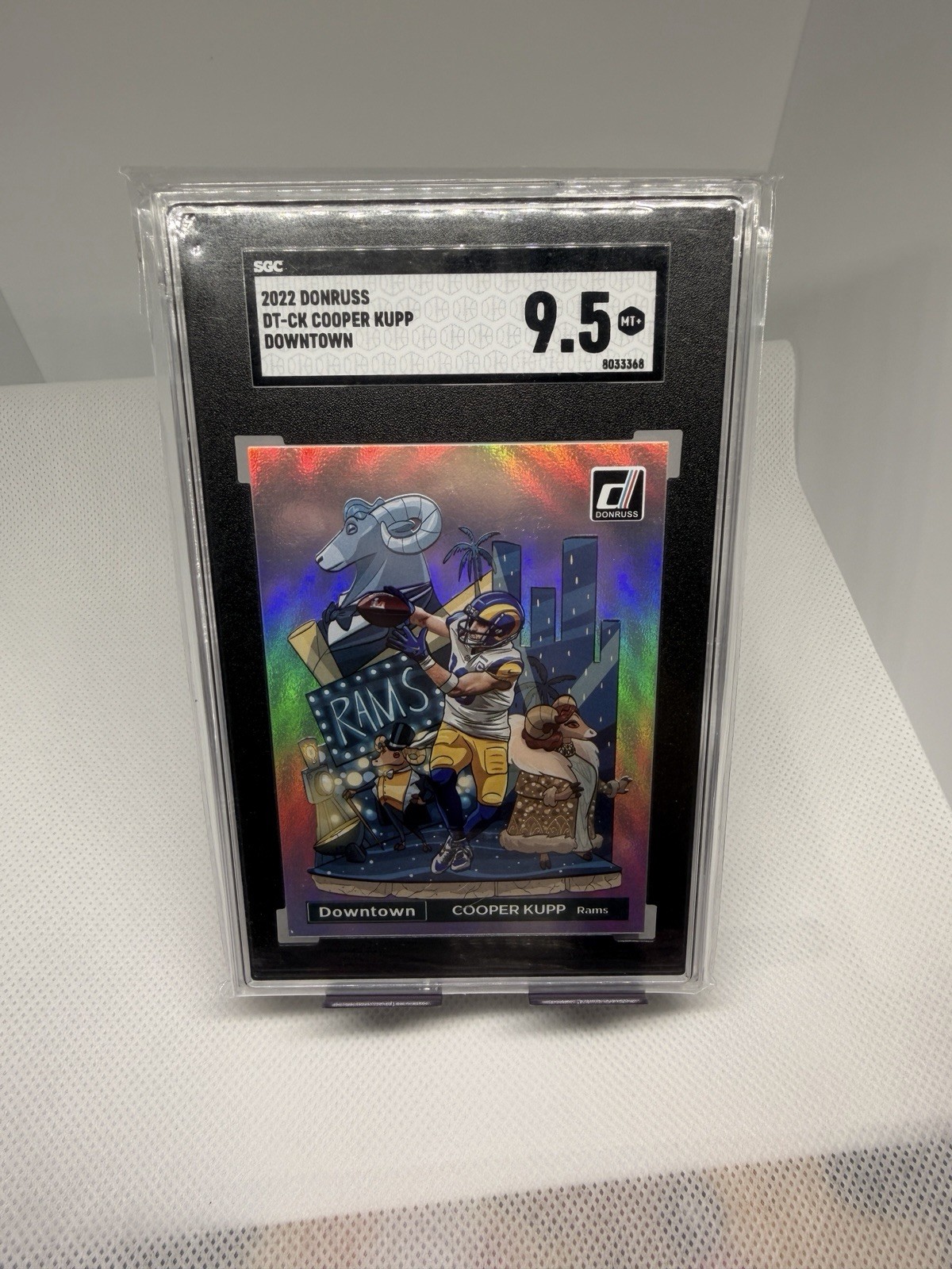 Panini 2022 Donruss Optic Downtown Insert SGC 9.5 Cooper Kupp DT-CK Rams NFL
