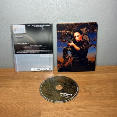 Sicario Blu-ray Steelbook Emily Blunt  Benicio Del Toro  Josh Brolin  DENTED